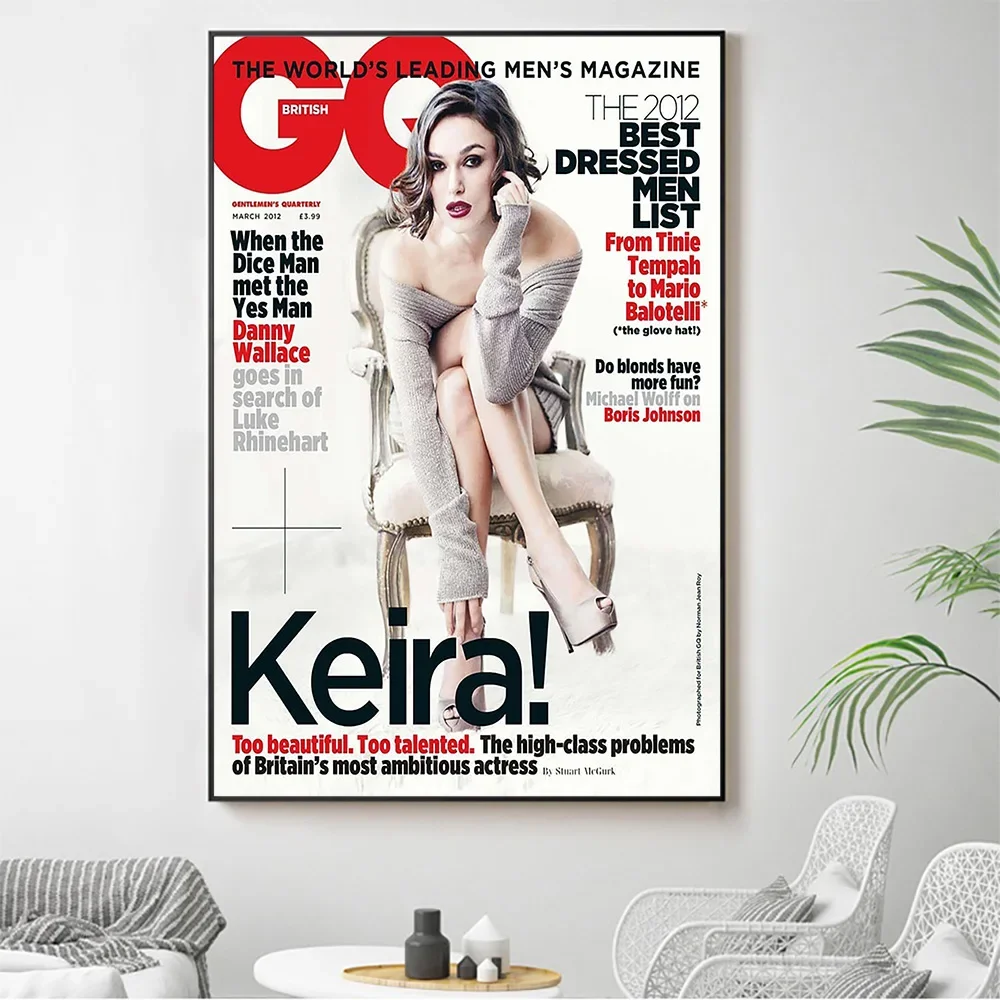 Silk Cloth Wall Poster Keira Knightley Sexy Model Star Art Home Decoration Gift