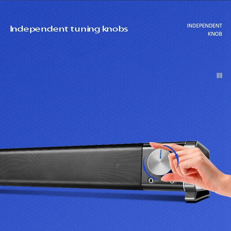 컴퓨터 스피커 스테레오 USB 전원 블루투스 사운드 바, 보조 멀티미디어 스피커, PC 노트북 데스크탑 스피커, 3.5mm