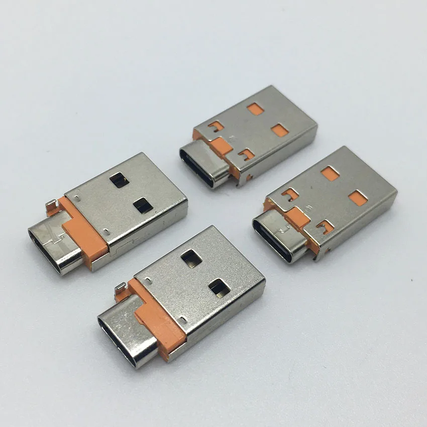 2-10PCS OTG Adapter USB Typ A Stecker Auf USB 3,1 Weibliche Lade Converter Jack USB zu Typ-C Stecker USB C Anschluss Zubehör