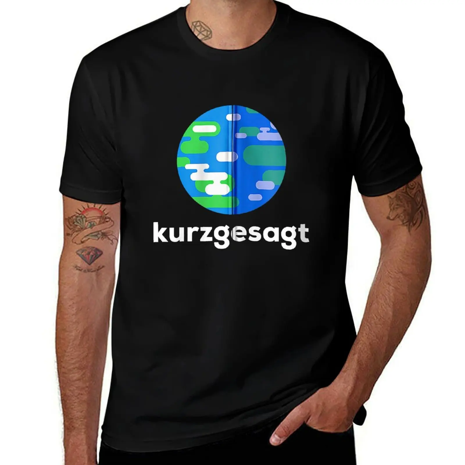 

The Kurzgesagt Zip Hoodie T-Shirt printed t shirts for man anime tshirt T-Shirt