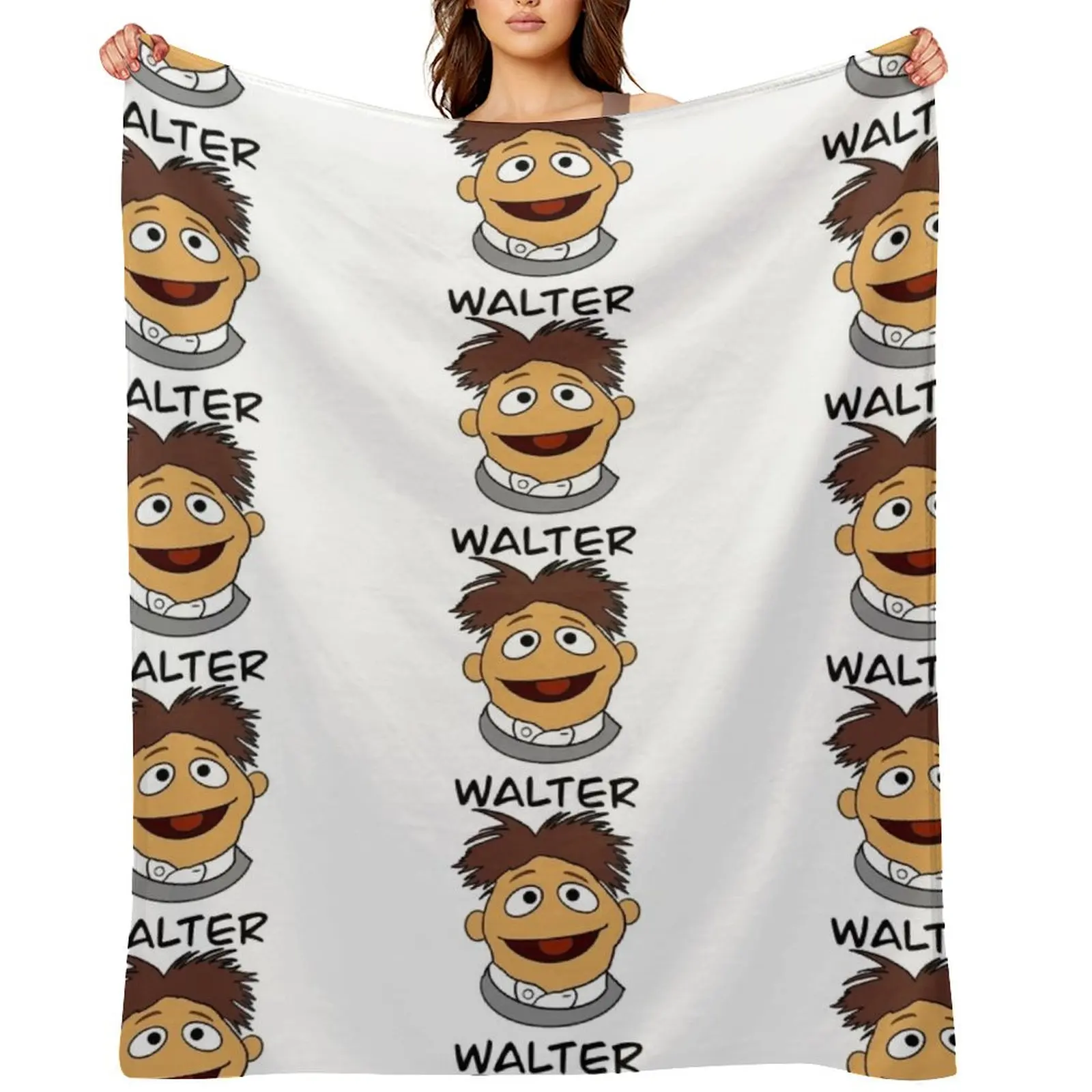 

The Muppets - Walter Throw Blanket Personalized Gift Thermal Luxury Designer Thermals For Travel Blankets