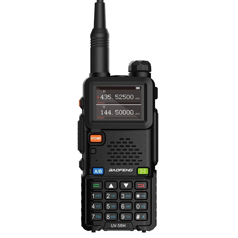 Baofeng-Talkie Walperforé UV5RH, FM, RX, VHF, UHF, Type C, ScramJeff, Crypt, Détressage, Tonalité, Extérieur, HAM, Communication sans fil, Radio bidirectionnelle