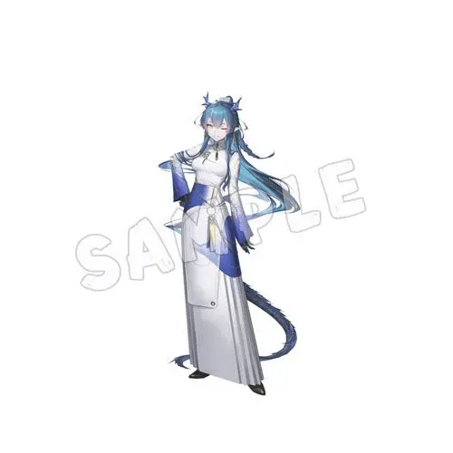 Arknights Anime Ling Nian Cosplay Acrylic Stand Model Plate Desktop Decoration Backpack Pendant Birthday Present Christmas Gift