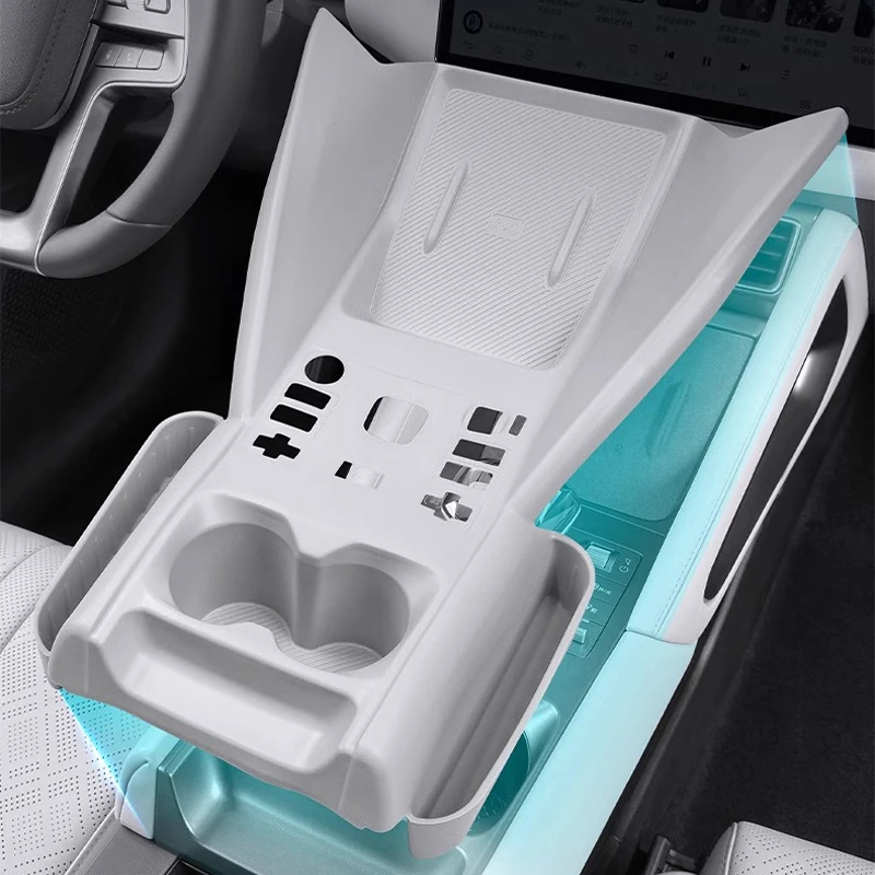 byd-atto2-atto-2-2025-2026-車用センターコントロールシリコンワイヤレス充電滑り止めマットカップスロット収納ボックス自動車アクセサリー