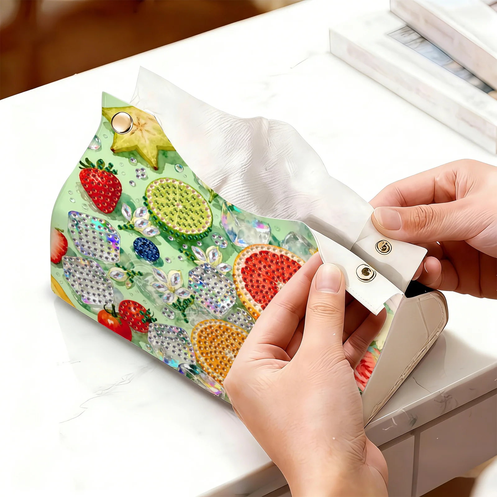 طقم رسم بالألماس من قطعة واحدة - مراجعة Pattern Tissue Paper وسعره