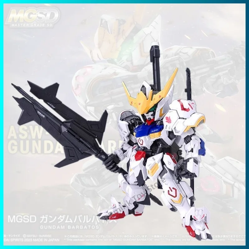 

Hot Mgsd Base Limited Barbatos Iron Blooded Electroplating Silver Color Mech Assembly Model Kit Action Figure Decorative Boy Toy