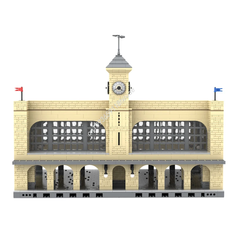 

5523 шт. MOC Kings Cross Station, основное здание, Гарри, строительные блоки, коллектор, рождественская игрушка, подарок, детская модель, конструкция