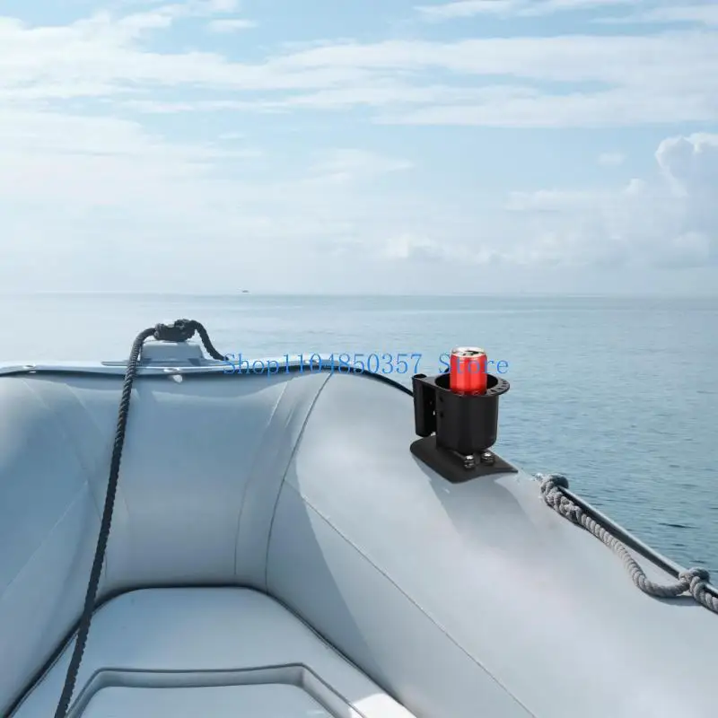 

652F 2Pcs Kayaking Inflatable Boats Rod Holder Mount Fishing Rod Holder Fish Finders Mount Inflatable Boats Glues on Pad