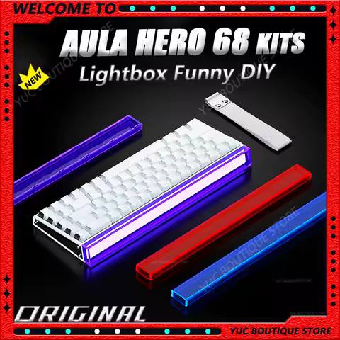 New AULA HERO 68HE/ULTRA Kits sticker Magnetic Switch Gaming Keyboard&amp;Kits E-sport Custom Mechanical Wired Keyboard Accessories