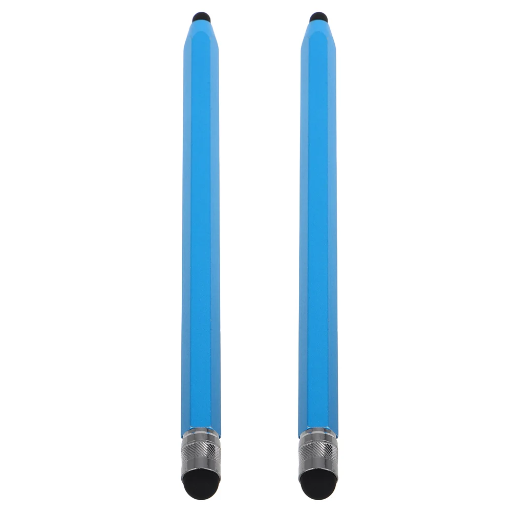 2 Pcs Touchscreen Pen Tablet Stylus Mobile Phone Capacitive Aluminum Oxide Pens for Flat