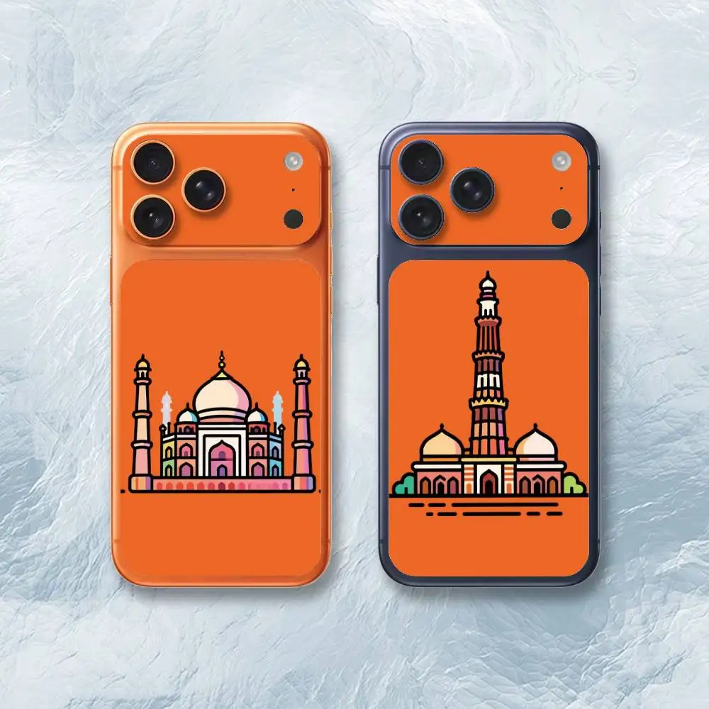 

Indian National Architecture Sticker Film Wrap Decal Sticker for iPhone 17 Pro Max