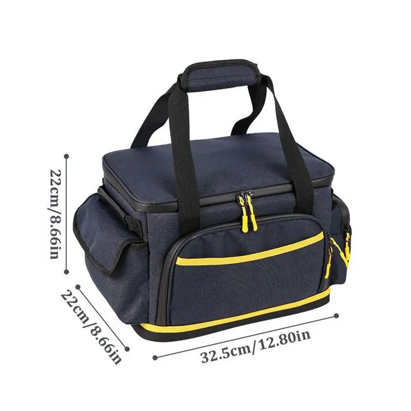 Organizador de cables de carga de viaje, bolsa de cables de carga con cremallera, bolsa de transporte de tela Oxford, accesorios a prueba de golpes