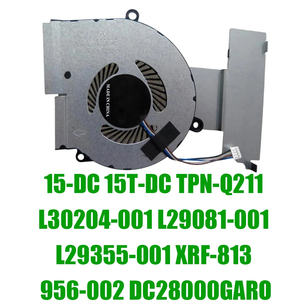 

Запасной вентилятор для процессора ноутбука HP 15-DC 15T-DC TPN-Q211 L30204‑001 L29081‑001 L29355-001 XRF-813 956-002 DC28000GARO DC5V
