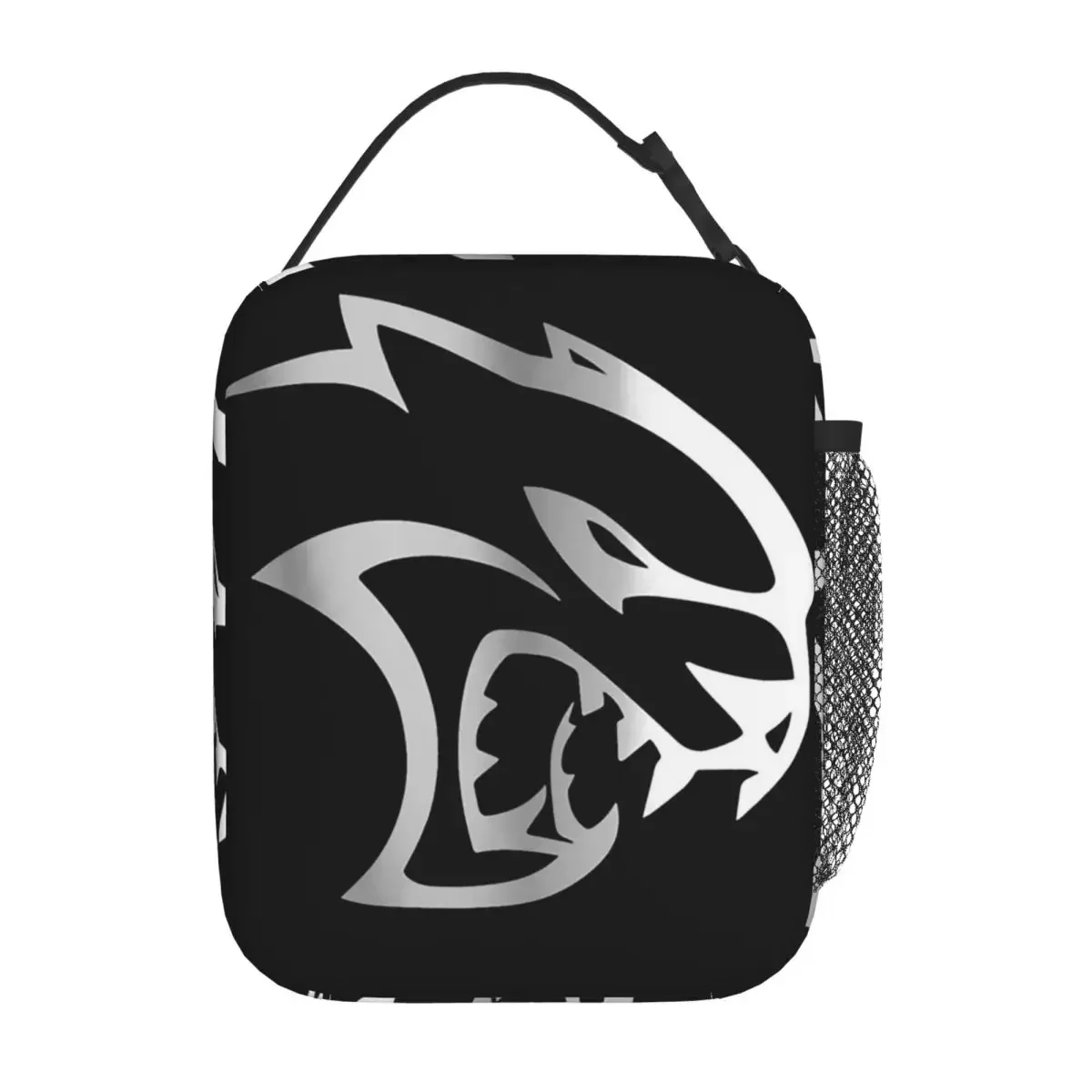 SRT Hellcat Demon Dodge Challenger Car Racing Insulated Lunch Bag for Women Children Portable Food Boxes Thermal Lunch Box Tote