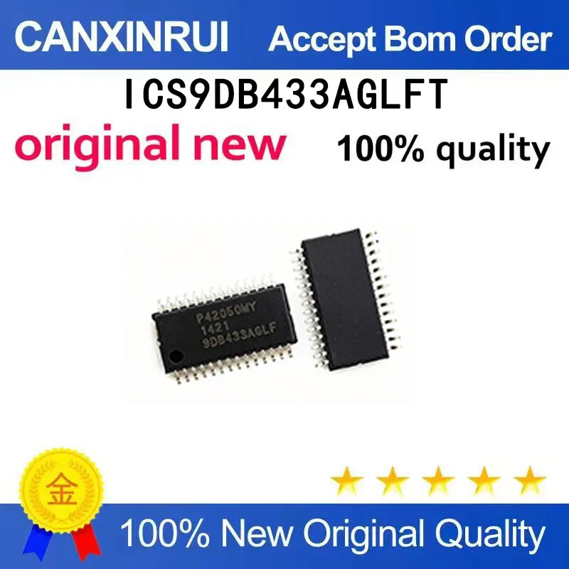 

(5-100 pieces)Brand new original ICS9DB433AGLFT TSSOP28 silk screen 9DB433AGLF clock IC chip
