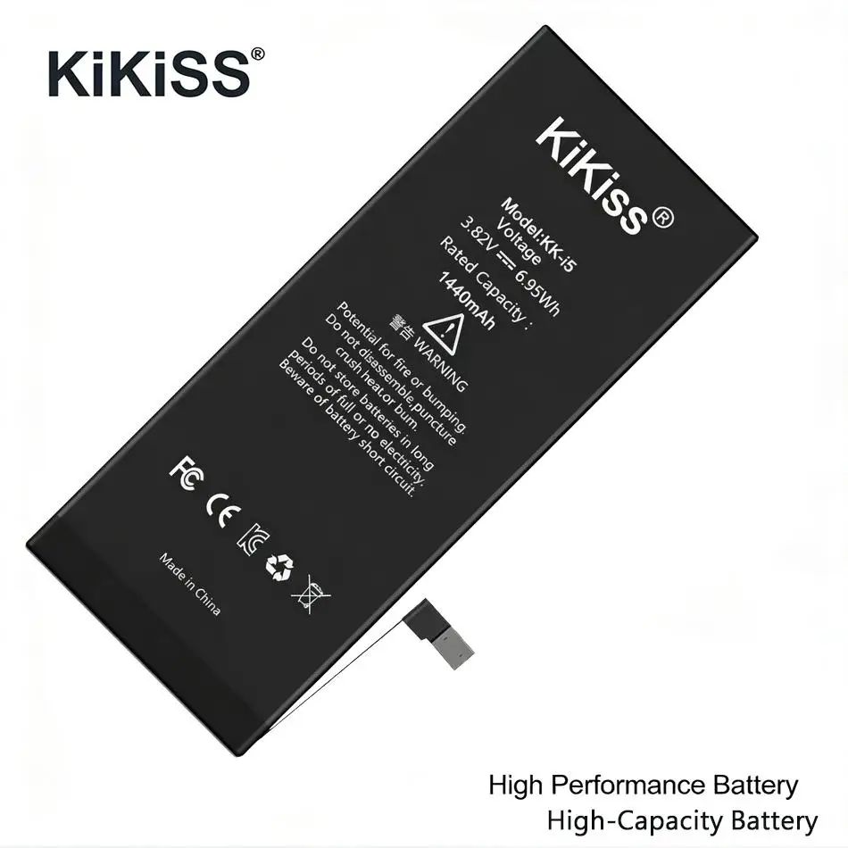 

Надежная батарея 1440 мАч для Apple iPhone 5, стабильная, для мобильного телефона