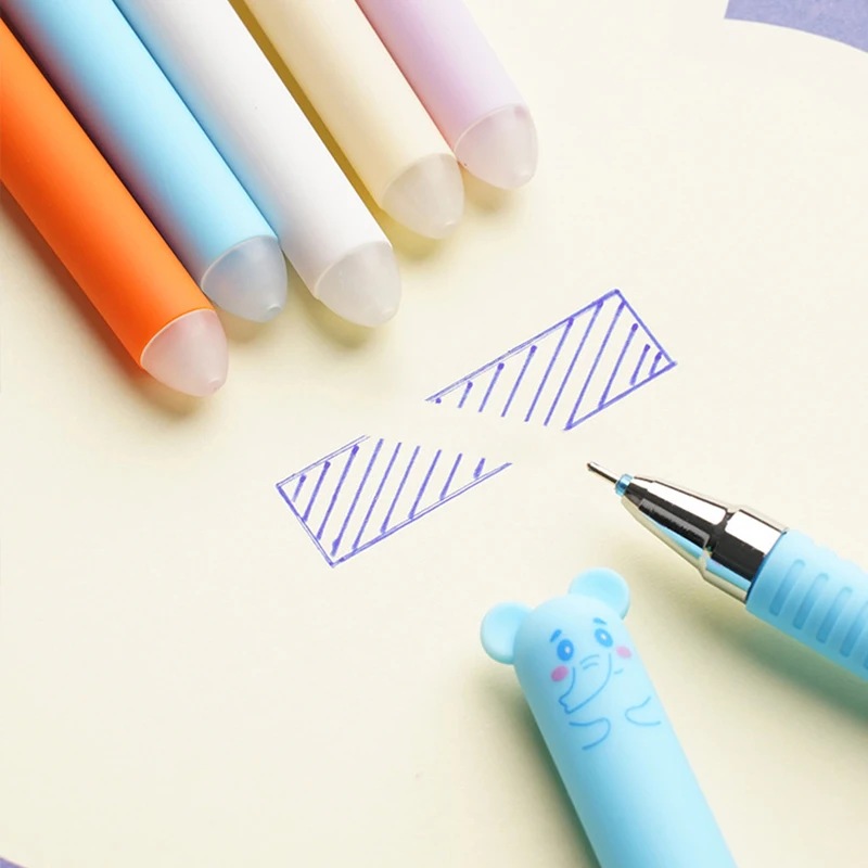 35-teiliges Set Kreative 0,5mm Radierbare Gelschreiber mit Nachfüllungen, Abwaschbarer Griff, für Schule Büro Schreibwaren – Detail 3