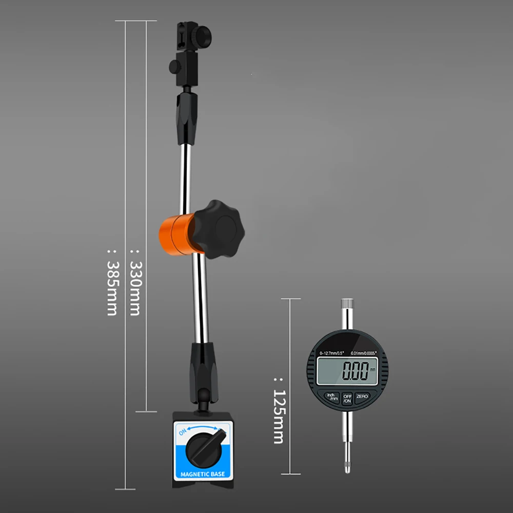 Brake Disc Measurement Gauge - Digital Thickness Tester & Runout Detector with Vibration & Deformation Analysis