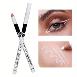 White Eyeliner Pencil Thick Slender Eyeliner Fast Drying Long Lasting Smudge Proof Eyeliner Pen Waterproof Women Makeup Cosmetic