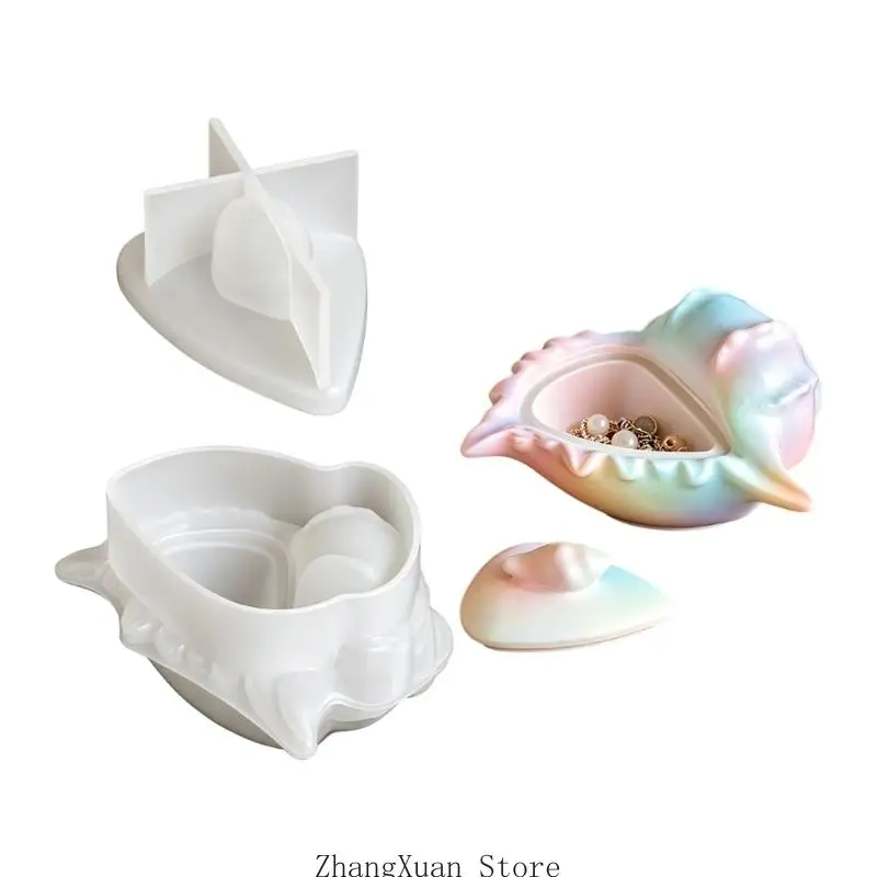 Muschelförmige Boxform für Ausstellungszwecke und kleine Aufbewahrungsprojekte 3XUF – Detail 9