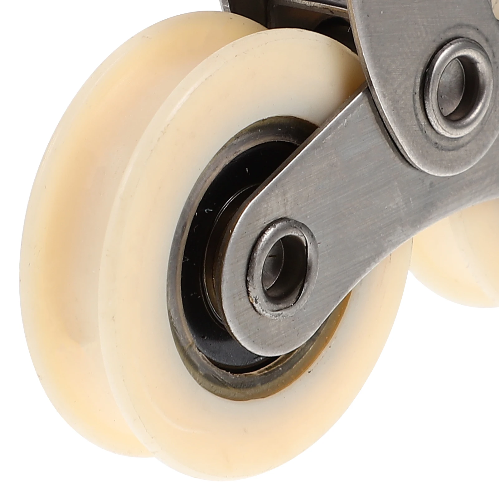 

2pcs Sliding Door Roller Replacement Kit Nylon Plastic Cabinet Wardrobe Pulley Durable Wheel Home Office Closet