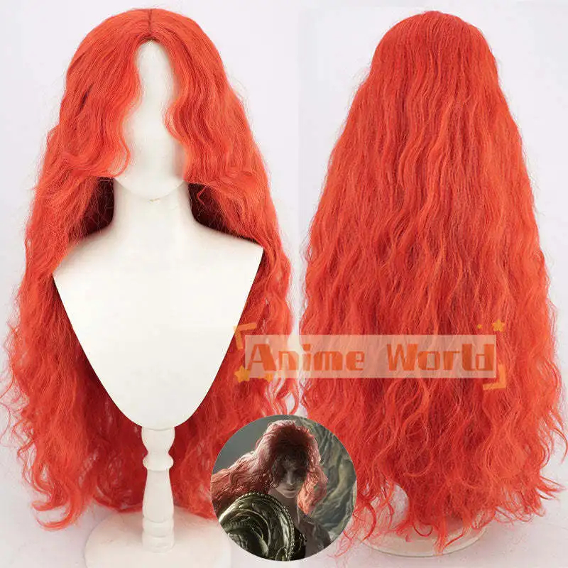 Queen Marika Malenia Blade of Miquella the Eternal Orange Cosplay Wig