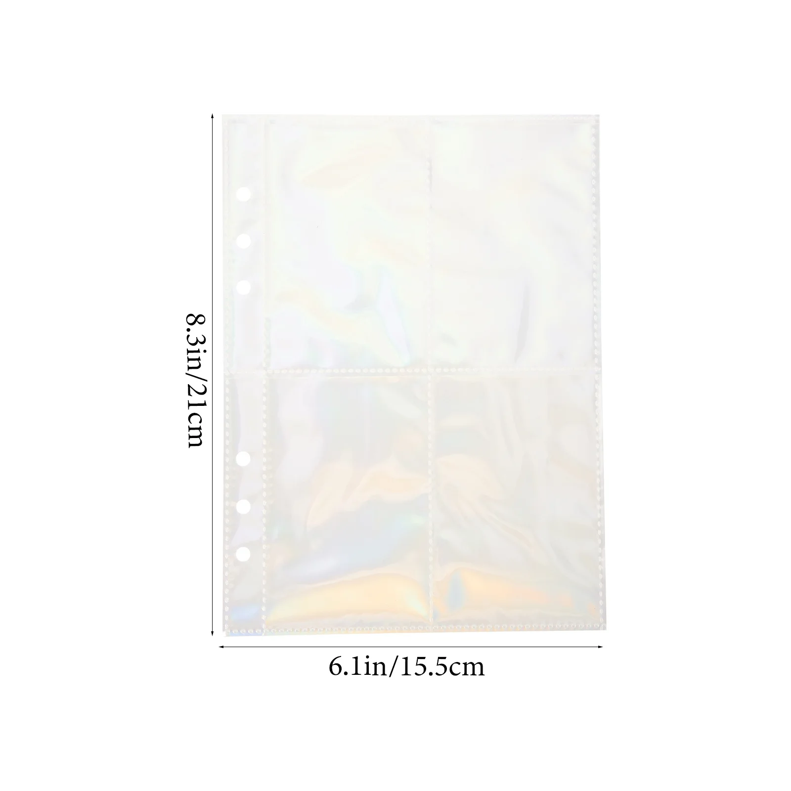 أكمام ألبوم الصور الشفافة، صفحات بليندر قابلة لإعادة الملء لملحقات كتب الصور القابلة للاستبدال، جيوب شفافة #5
