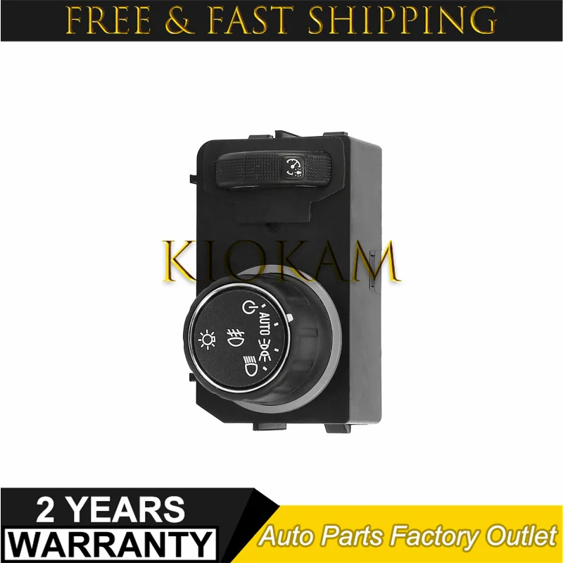 New 84448511 84154108 23187804 Headlight Fog Light Switch for Chevrolet Silverado Suburban Tahoe GMC Sierra Yukon Yukon XL
