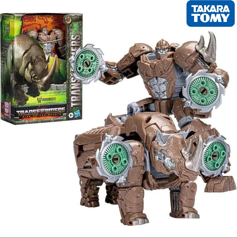 Hasbro Transformers Rhinox Movie 7 Rise of the Beasts Voyager Robot Anime Figure Action Model Collectible Toys Gift Boy