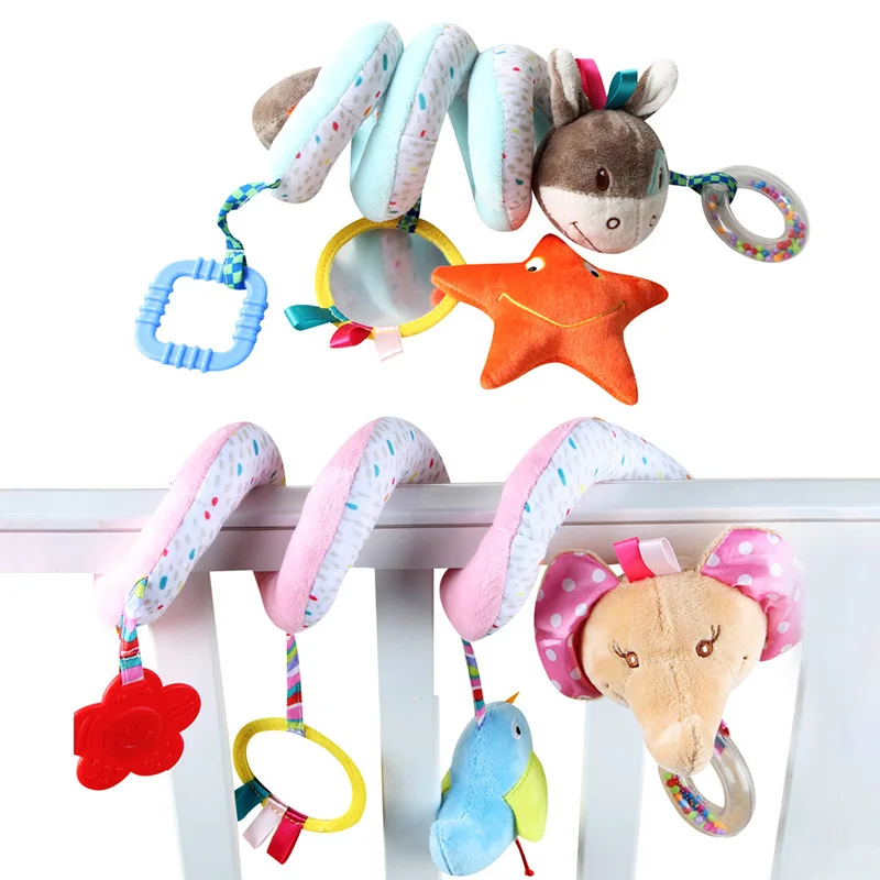 

Baby animal elephant bed hanging around the bed, newborn crib plush cart hanging baby trolley bed hanging around the pendant