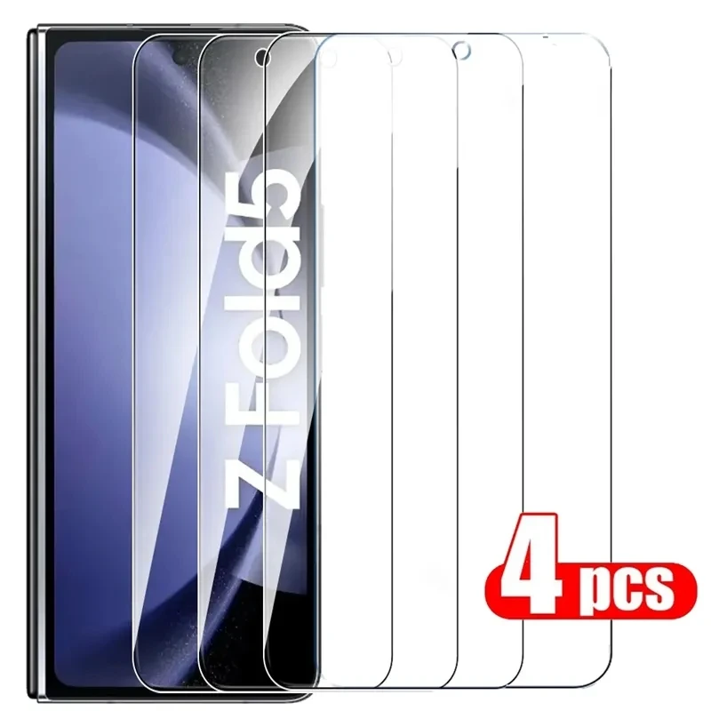 

4 шт. закаленное стекло для Samsung Galaxy Z Fold 5 9H HD прозрачная защитная пленка для экрана Samsung Z Fold 4 3 5G Z Fold5