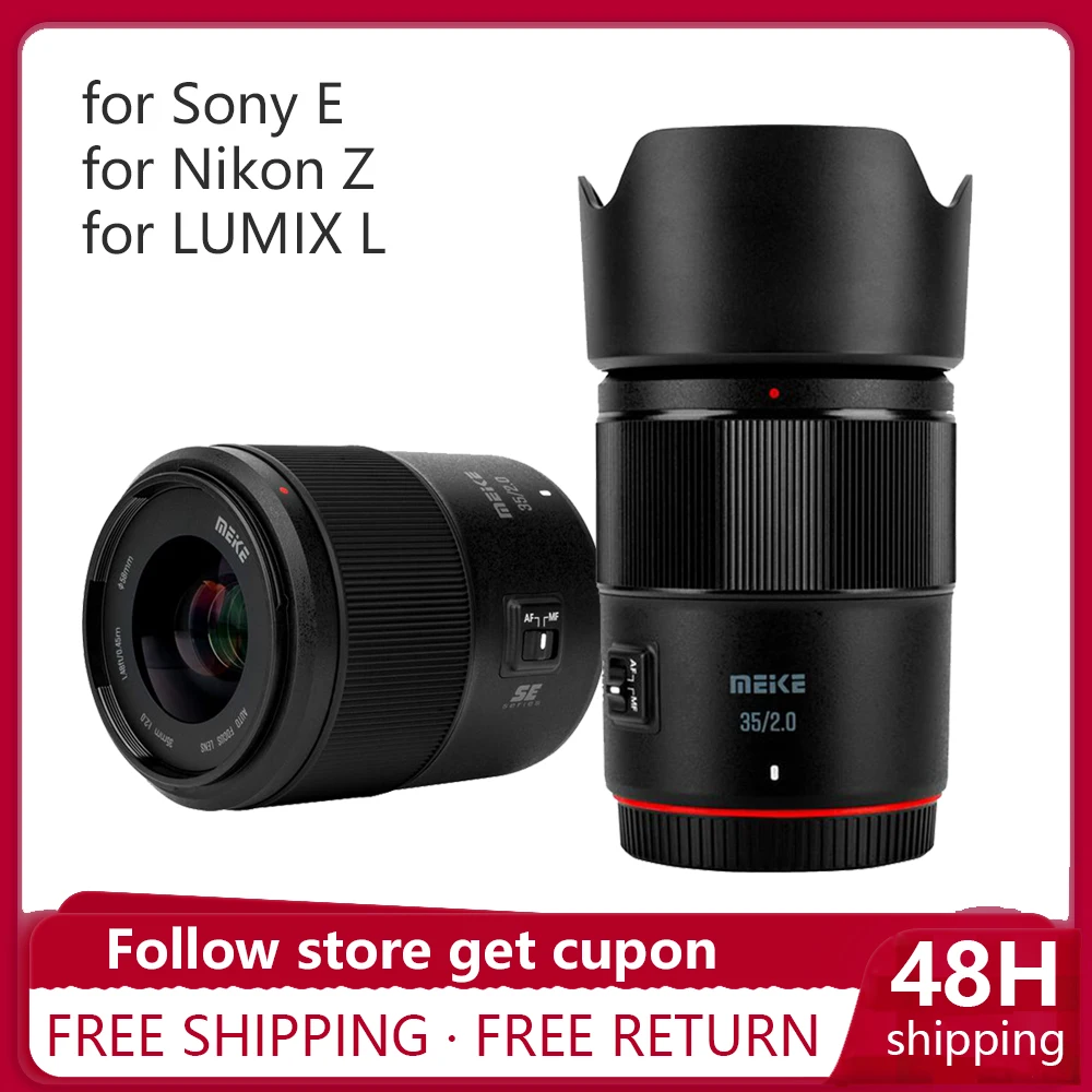 MEKE Meike 35 مللي متر F2.0 التركيز التلقائي عدسة كاملة الإطار سوني E نيكون Z كاميرات للسفر صورة الزفاف الأعمال اطلاق النار #1