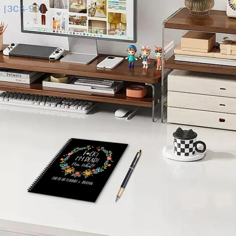 Nuevo cuaderno planificador I'm Dead End Of Life, ahora soy muerto, qué planificador de libros, arreglos finales guiados cuando llevan un libro de trabajo