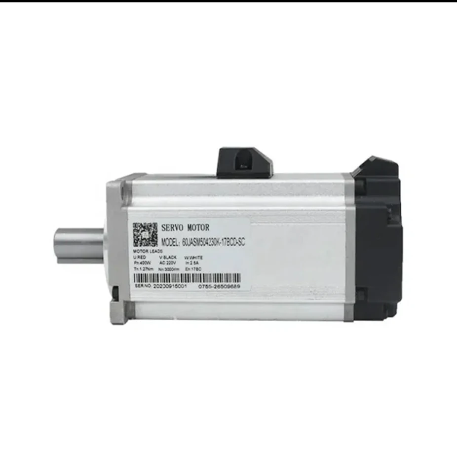 60JASM504230K-17B-SC + JAND4002-20B الصين مصنع 220 فولت 1.27 نيوتن متر 3000 دورة في الدقيقة محرك سيرفو يعمل بالتيار المتردد ومحرك 400 واط مع الفرامل