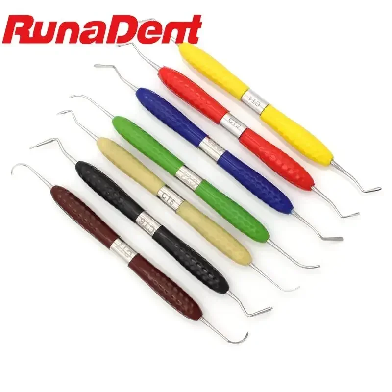 

Dental Resin Filler Aesthetic Restoration Kit Fit for Lm Resin Knife Plastic Dresser with Silicone Handle