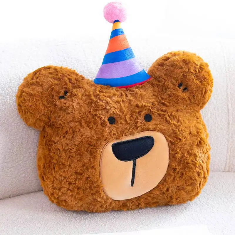 

Новейшая корейская версия Three Bear Pillow Kawaii, мягкая плюшевая игрушка, кукла, мультяшный аниме, милый подарок для детского дня рождения, развлечения