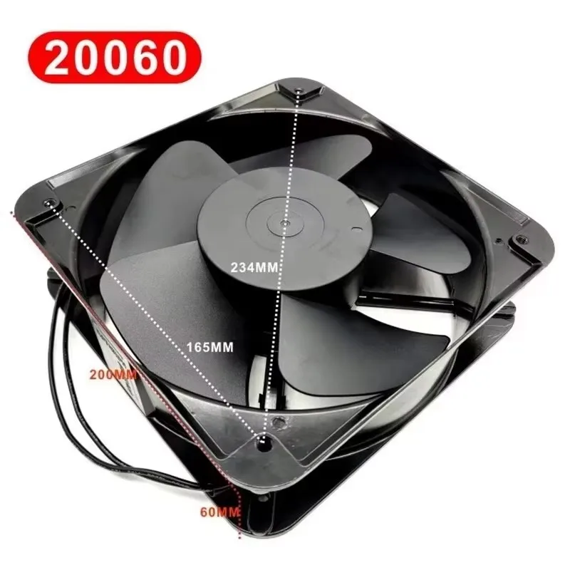 New 200 * 200 * 60MM 20CM 110/220V/380V Electrical Cabinet Axial Cooling Fan FP-20060EX-S1-B