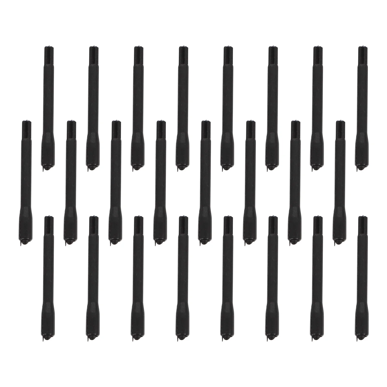 

100Pcs Tattooing Plastic Disposable Stir Sticks Black Pigment Mixers Practical Tools for Ink Tattooing Pigment Mixer