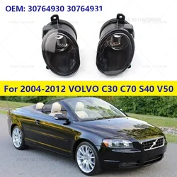 For 2004-2012 VOLVO C30 C70 S40 V50 Front Bumper Fog Lamp Light Housing (Without Bulbs) 30764930 30764931