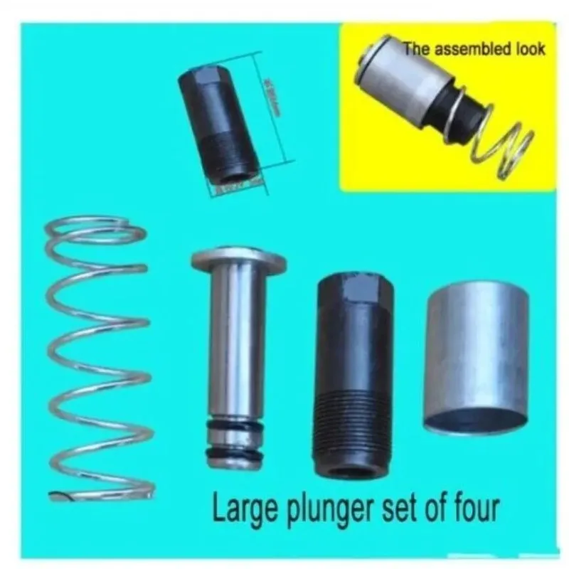 2 Set Jack Plunger Kit Horizontal Double Pump 3Ton With Spring Jack Repair Tools