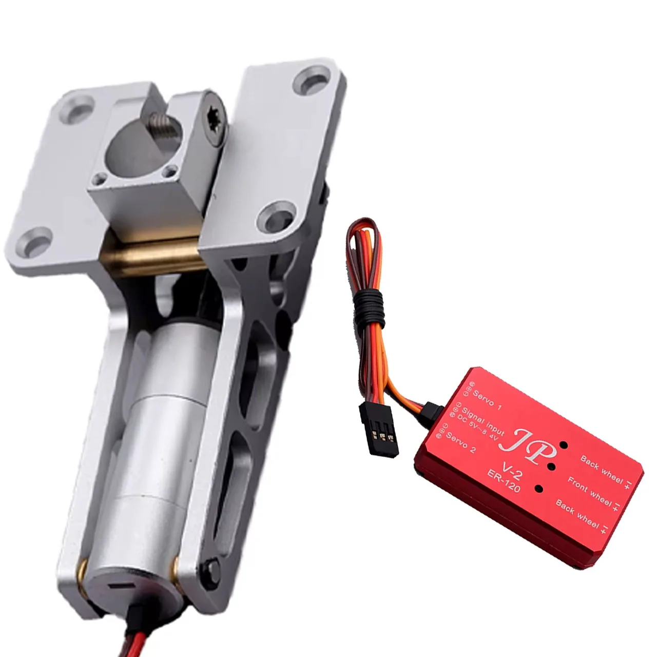 ER-120 Alloy CNC Electric Retracts Gear JP Hobby Full Metal  For 7-8KG 90-120mm Sized Jets RC Plane Model