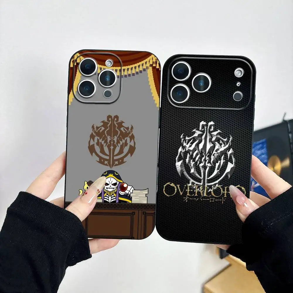 

OVERLORD Logo Phone Case For iPhone 17, 16,15,14,13,12,11 Plus,Pro Max, Others Soft Black Cover