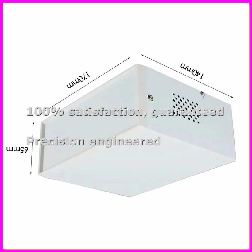 

Metal DIY Junction Box Electronics Enclosure Box Outdoor Indoor Electronic Module Instrument Housing Box 65x170x140mm-ABVP