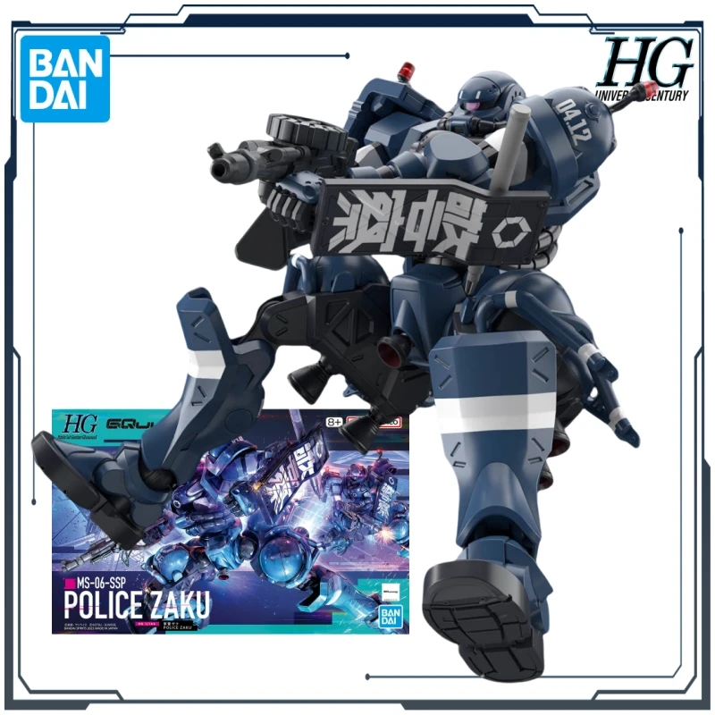 

Bandai, новый продукт, запуск HG MSGG 02, полицейский ZAKU 1/144, аниме-фигурка, модель в сборе, игрушки, украшения, подарки для мальчиков