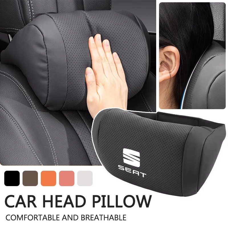 

Car Headrest Cushion Soft Breathable Zero Pressure Design Breathable For Seat FR Leon IBIZA Arona Arosa Ateca Exeo MiiToledoLeon