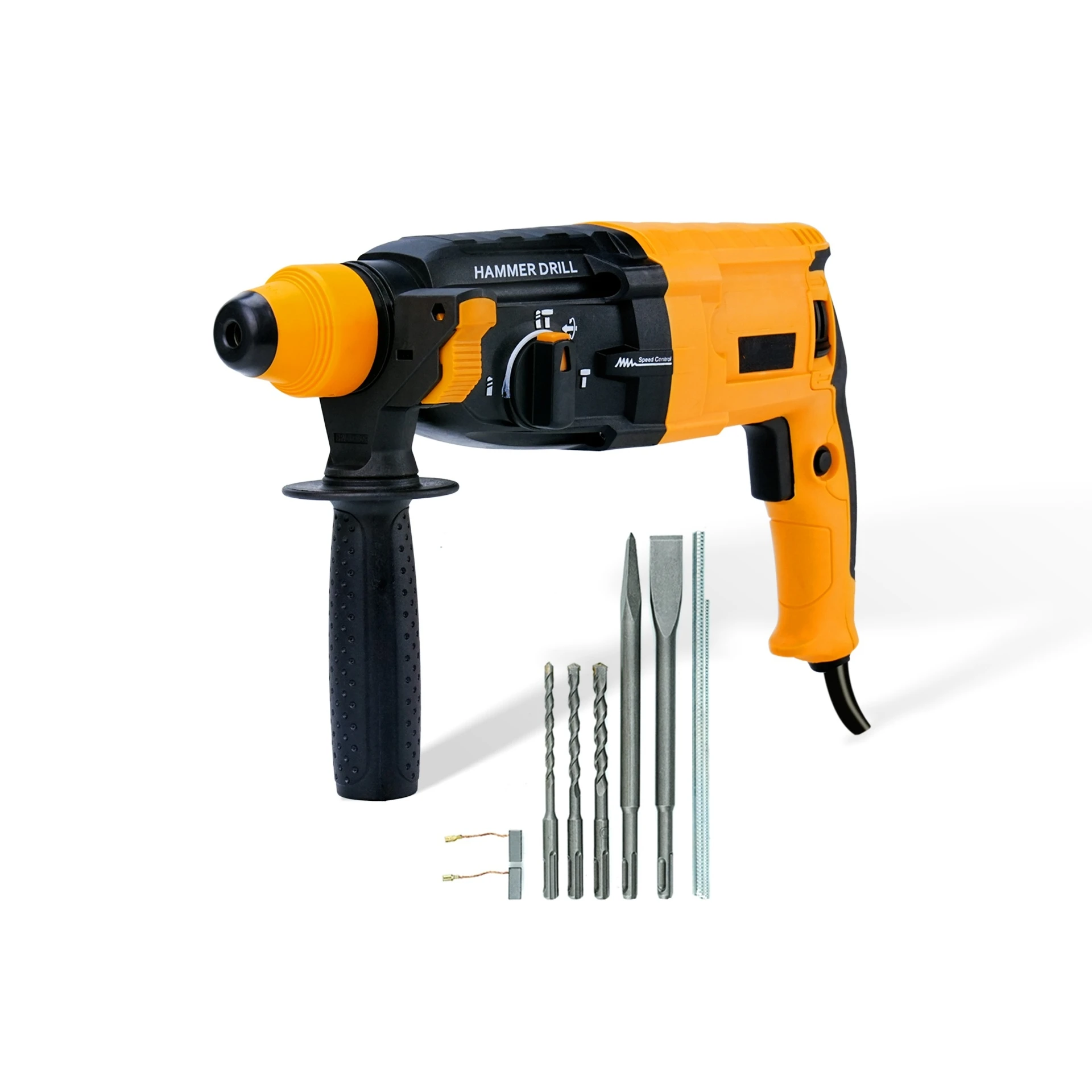 

3-in-1 corded operation rotar pick hammer drill strong multifunctional power tool