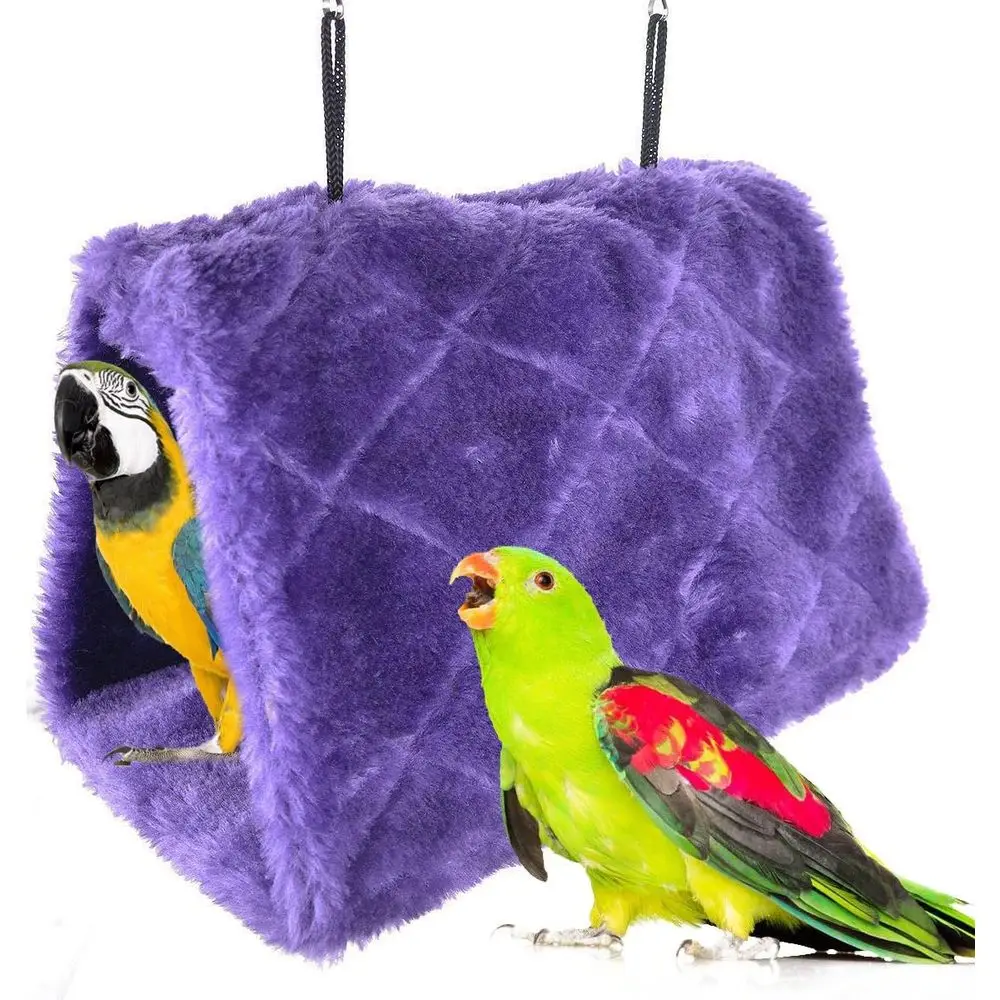 Nido de Pájaro Cálido de Invierno, Casa, Caseta, Hamaca Colgante, Jaula de Peluche, Escondite para Pájaros, Hámster, Loro, Periquitos, Eclectus, ParaCockatiel