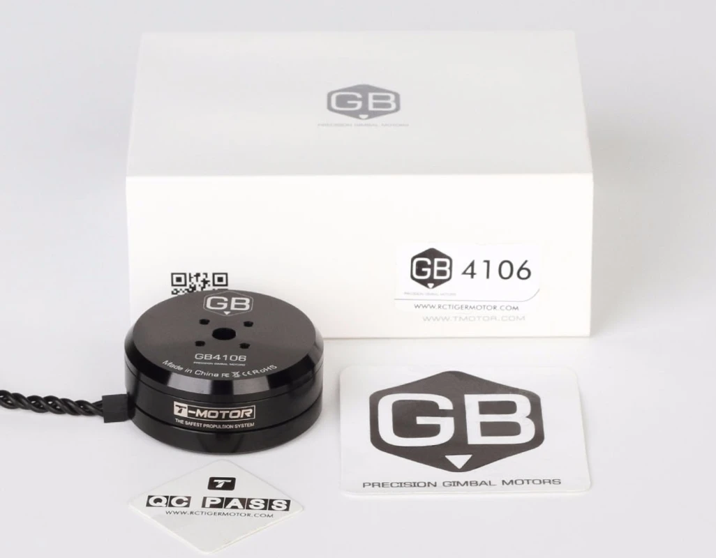 T-MOTOR GB4106 KV53 Gimbal-motor -3-6S Batterij Hoog koppel Soepele prestaties voor luchtfotografie en UAV