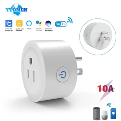 Tuya WIFI Smart Socket US Plug 10A 16A wifi Outlet 220V Power Socket Remote Control Works With Alexa Google Home Appliances 110V