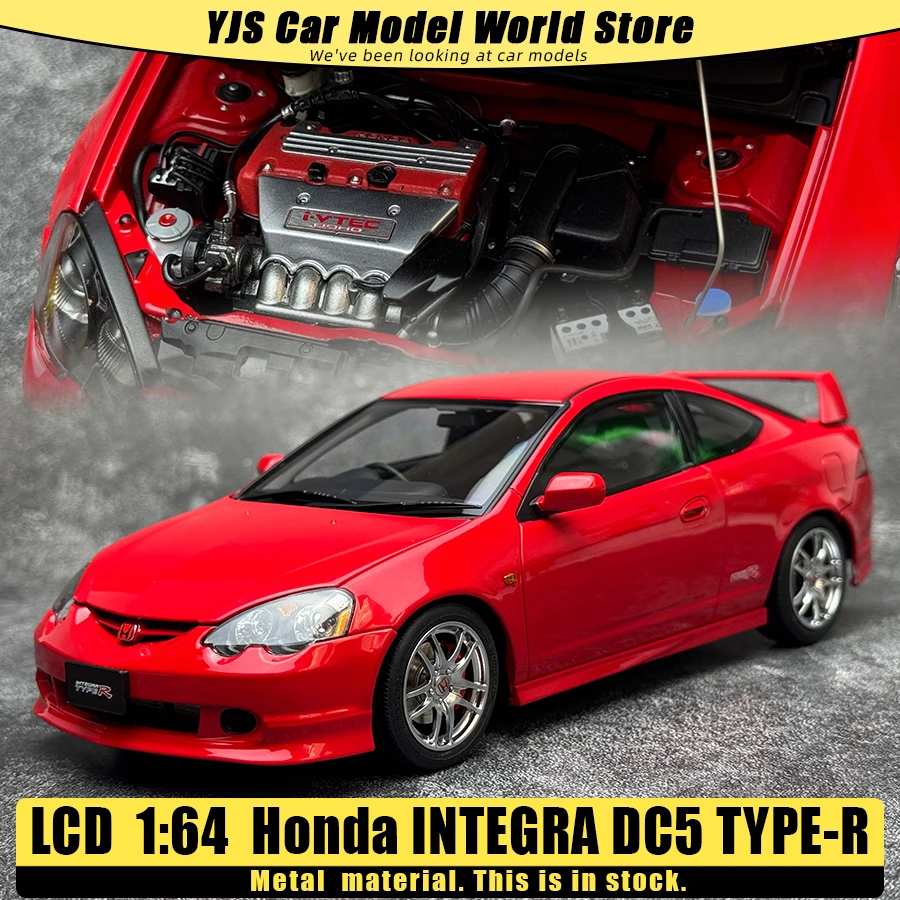 

Модель автомобиля Honda INTEGRA DC5 TYPE-R в масштабе 1:18 для коллекции, статический экспонат, изготовлен из металла.